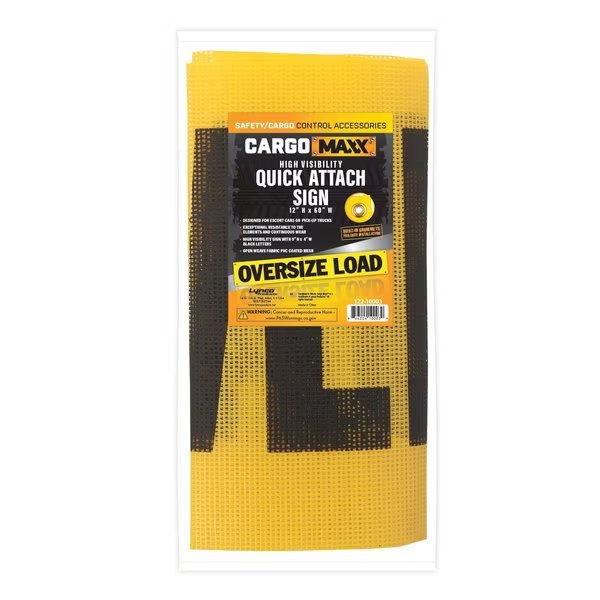 Escort Oversize Load Mesh Sign - 6 Grommets, Cargo Maxx, Mfr#: 122-10003