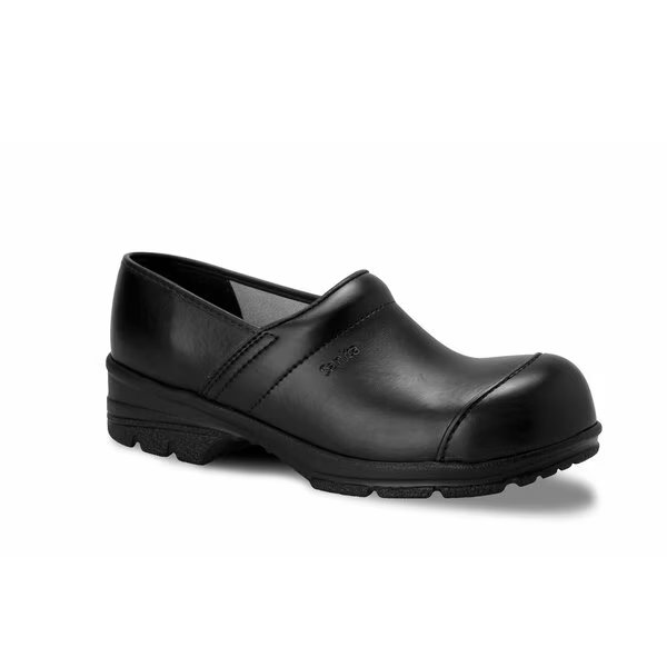 Size 7.5-8 Women's Steel-Toe PU-Coated Safety Clog, Black, Sanita, Mfr#: 1504022-002-39