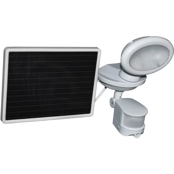 Solar Security Video Camera and Spotlight - White, Maxsa Innovations, Mfr#: 44643-CAM-WH