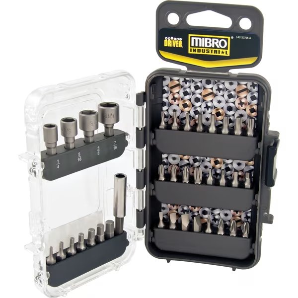 36-Piece 1 in. Screwdriver Bit and Nut Setter Set, Mibro, Mfr#: 313370