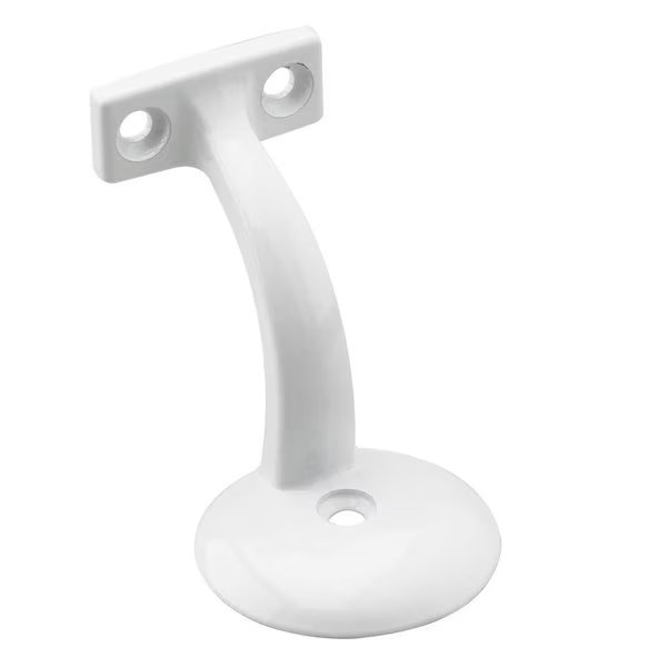 3 in 76 mm HeavyDuty Handrail Bracket, White, Onward, Mfr#: 2281WV