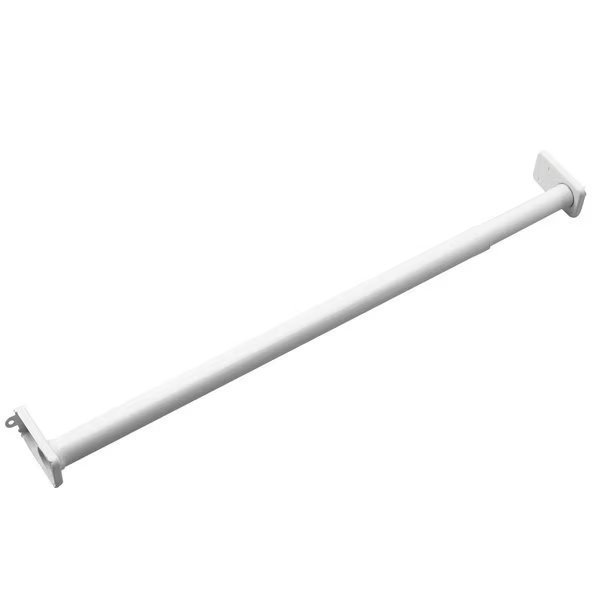 72inch 1820 mm to 96inch 2430 mm Adjustable Closet Rod, White, Onward, Mfr#: 7296FEWV