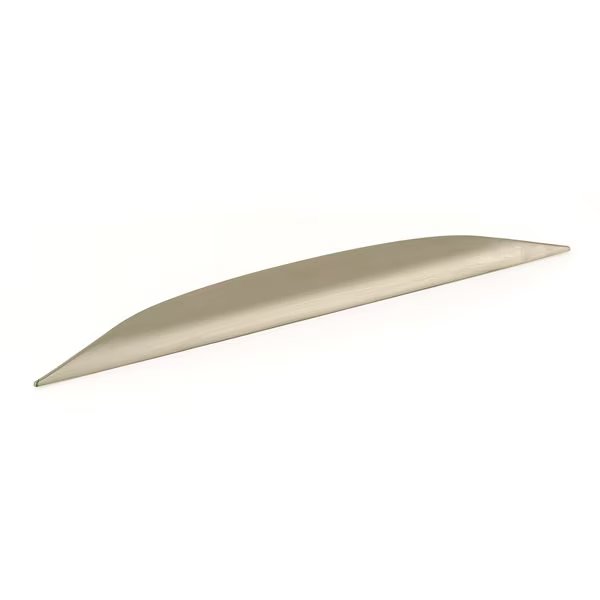 5-1/16 in. (128 mm) Center-to-Center Matte Nickel Contemporary Cup Pull, Richelieu Hardware, Mfr#: BP80845128184