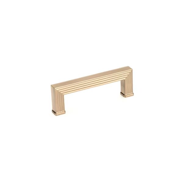 3-3/4 in. (96 mm) Center-to-Center Champagne Bronze Transitional Drawer Pull, Richelieu Hardware, Mfr#: BP878896CHBRZ