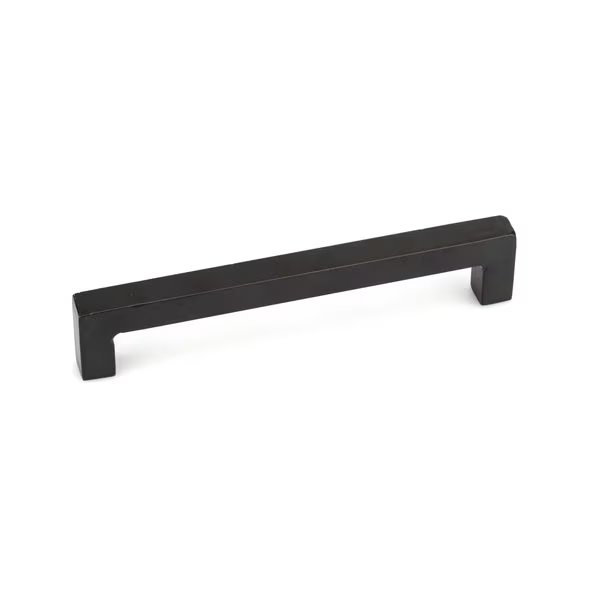 Sheffield 7 9/16 in (192 mm) Center-to-Center Matte Black Traditional Cabinet Pull, Richelieu Hardware, Mfr#: BP9466192900