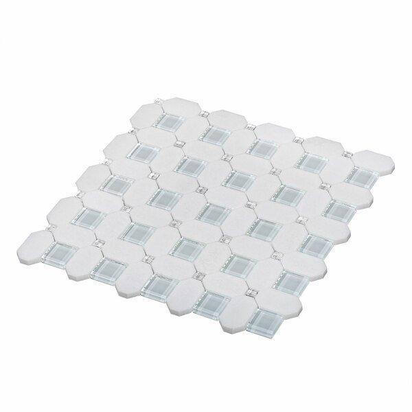 Sample of Metal Penny 11.7"x11.7" Round Mosaic Tile, Apollo Tile, Mfr#: APLMM9924EC31 Sample