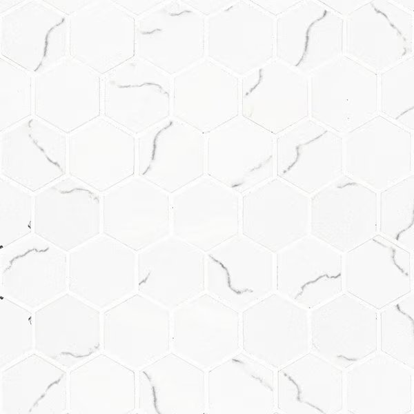 Miraggio Gray Hexagon 12 in x 12 in Matte Porcelain MeshMounted Mosaic Tile, 10PK, Msi, Mfr#: ZOR-MD-0545