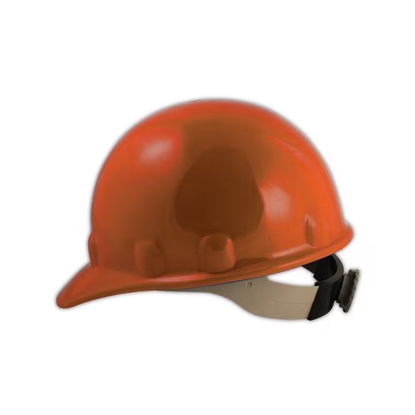 Cap Style Hard Hats, Ratchet, Orange, Fibre-Metal By Honeywell, Mfr#: E2RW03A000
