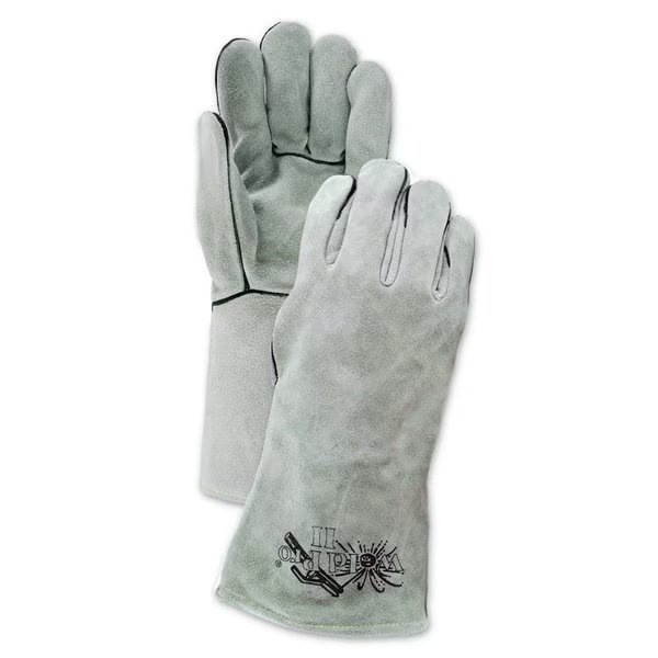 WeldPro Leather Welding Gloves with WoolLined Back, 12PK, Magid, Mfr#: M6704FHL