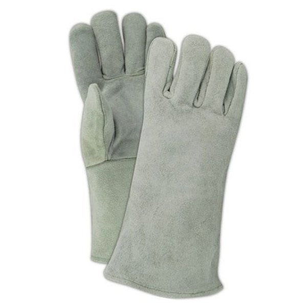 WeldPro Shoulder Split Cow Leather Welding Gloves, 12PK, Magid, Mfr#: T2700