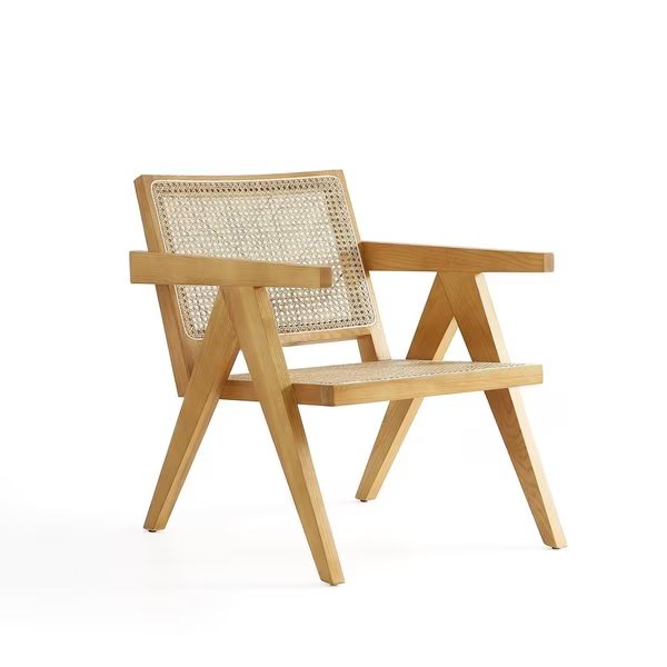 Hamlet Accent Chair in Nature Cane, Manhattan Comfort, Mfr#: ACCA04-NA