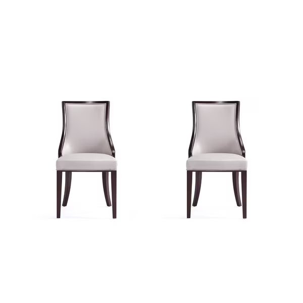 Traditional Dining Chair for Dining Room Use, PK 2, Manhattan Comfort, Mfr#: DC048-LG