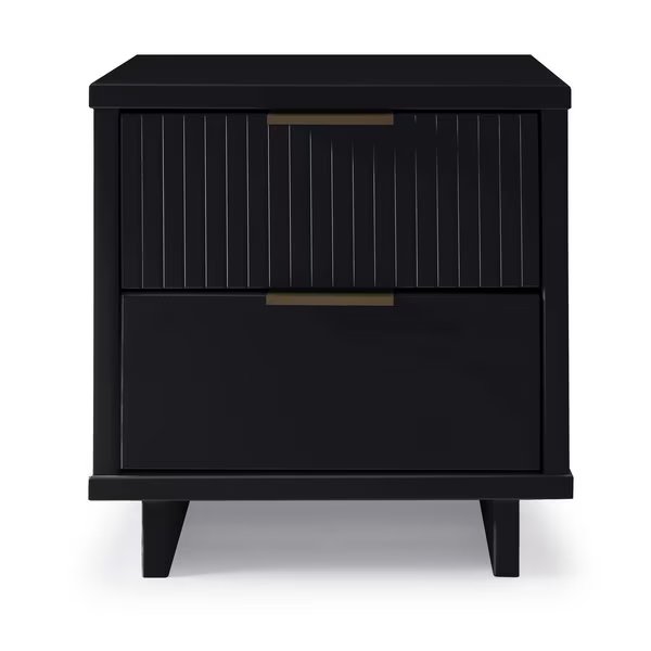 Granville Nightstand 2.0 in Black, Manhattan Comfort, Mfr#: NS-5012