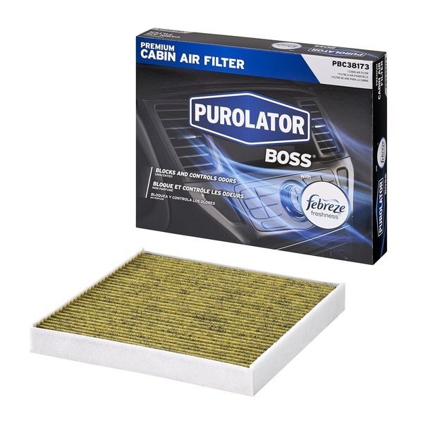Purolator PBC38173 PurolatorBOSS Premium Cabin Air Filter w Febreze, Purolator, Mfr#: PBC38173