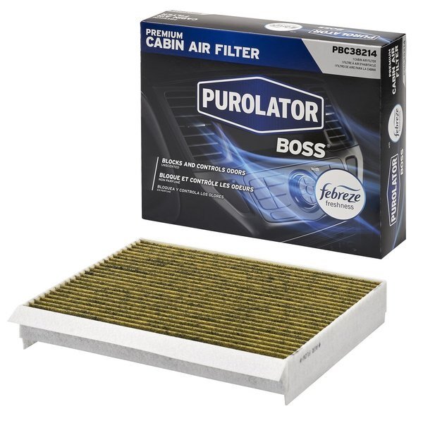 Purolator PBC38214 PurolatorBOSS Premium Cabin Air Filter w Febreze, Purolator, Mfr#: PBC38214