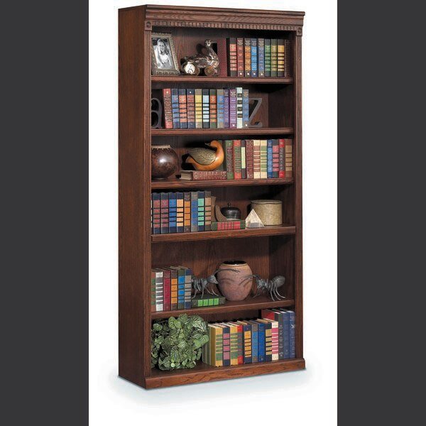 72" Open Bookcase (Burnish), Huntington Oxford, Mfr#: IMHO3672B