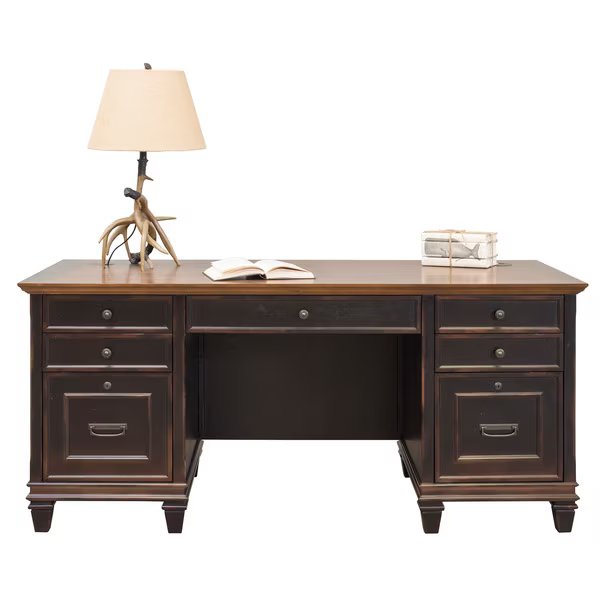 Double Pedestal Desk, Hartford, Mfr#: IMHF680