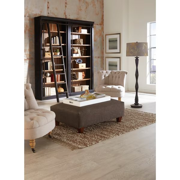 Toulouse Metal Ladder in Aged Ebony, Toulouse, Mfr#: IMTE402