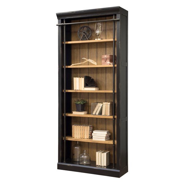 Toulouse Bookcase in Aged Ebony, Toulouse, Mfr#: IMTE4094