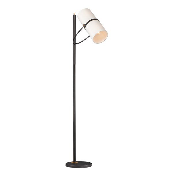 Oscar 2-Light 13.75" Wide Bronze / Antique Brass Floor Lamp