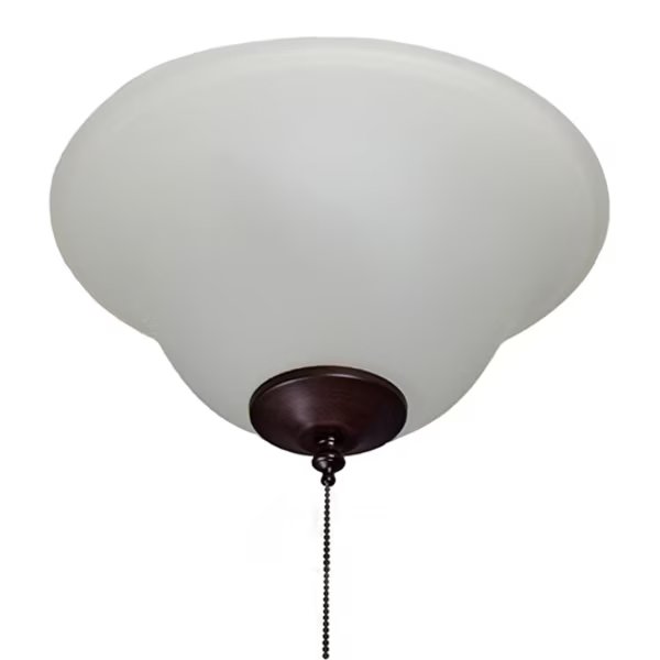 Basic-Max 3-Light 13" Wide Oil Rubbed Bronze Ceiling Fan Light Kit