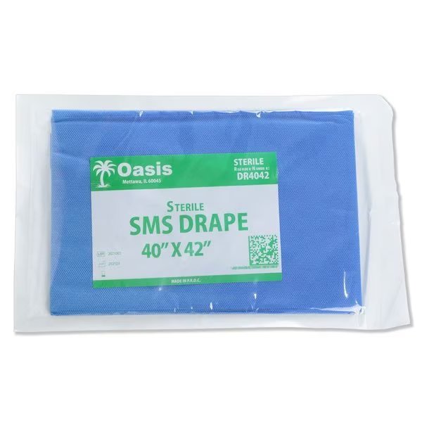 Sterile Surgical Drape, 40in x 42in, 10 Per Pack, , Oasis, Mfr#: DR4042X10
