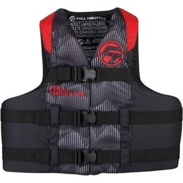 Vest-L/Xl Red Nylon, #112200-100-050-22, Full Throttle, Mfr#: 112200-100-050-22