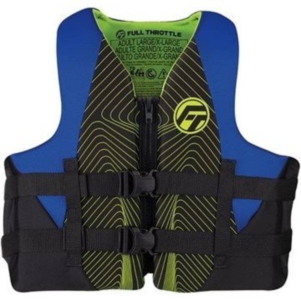 Vest-2Xl/4Xl Blue Rapid Dry, #142100-500-080-22, Full Throttle, Mfr#: 142100-500-080-22