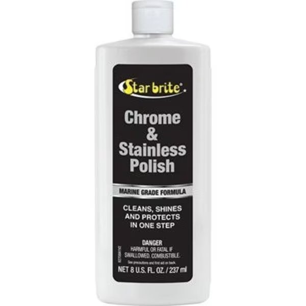 8Oz Chrome/Ss Polish, #82708, Star Brite, Mfr#: 82708