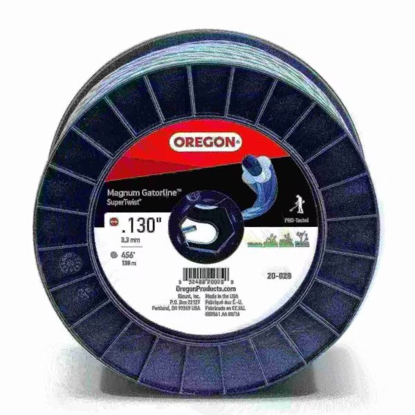 Magnum Gatorline SuperTwist Trimmer Line, .130" by 459', 3Lb Spool, Oregon, Mfr#: 20-028