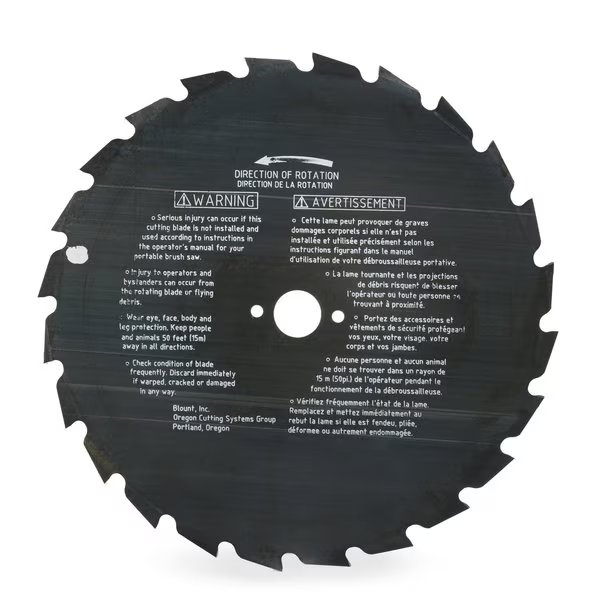 Clearing Saw Blade Grass & Brush Cutter, MAXI, 22-Tooth, Oregon, Mfr#: 41-935
