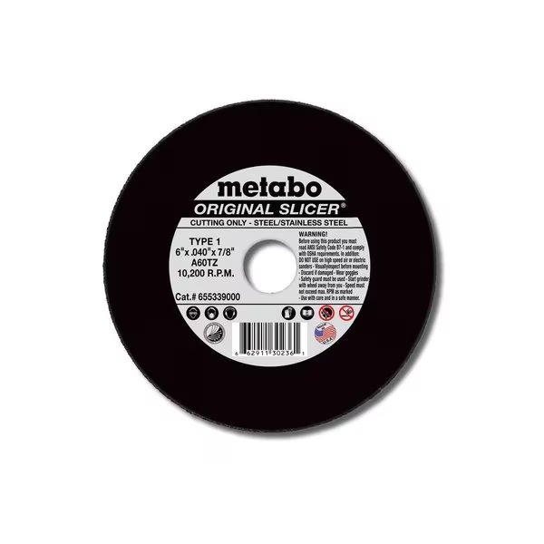 Cutting Wheel 5" x 3/32" x 7/8" - A30R Original Slicer, Metabo, Mfr#: US616732000