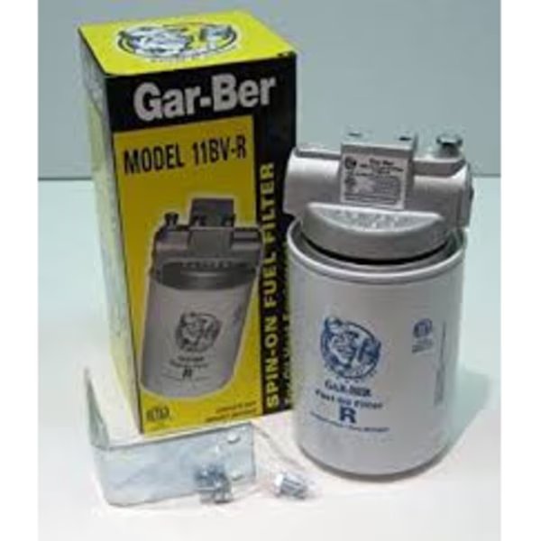 11Bv-R 10 Gph Filter W/Bracket, Gar-Ber Filters, Mfr#: 11BV-R