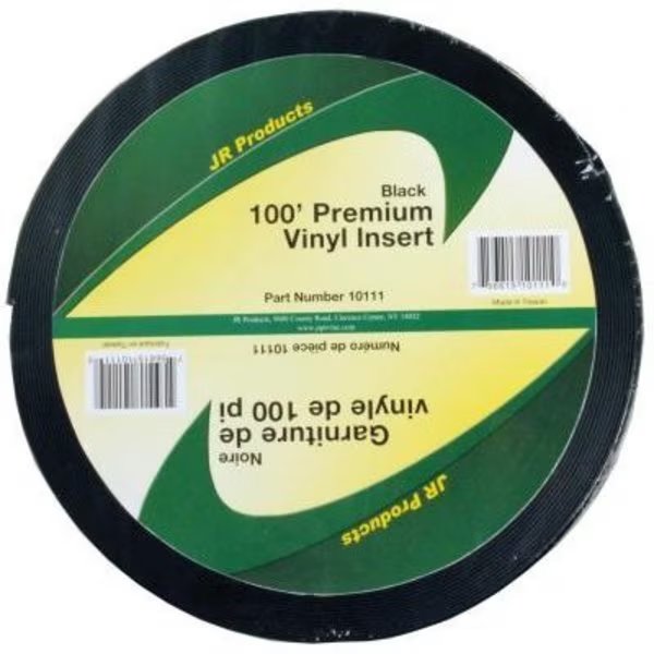 100FT PREMIUM VINYL INSERT, BLACK, Jr Products, Mfr#: 10111