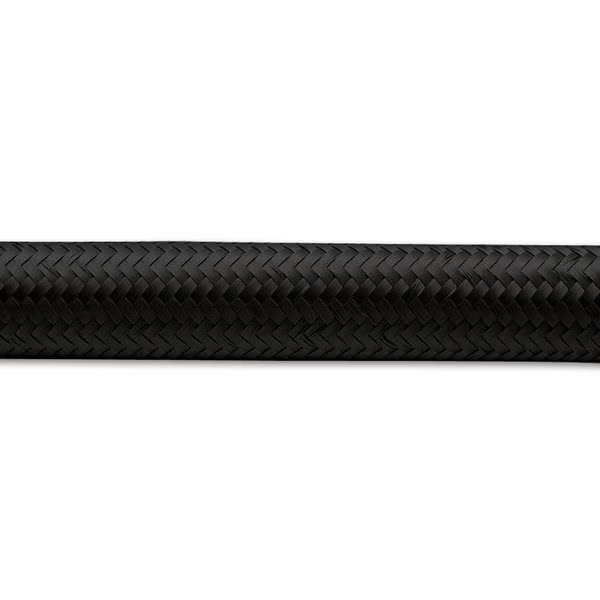 20FT ROLL OF BLACK NYLON BRAIDED FLEX HOSE; AN SIZE: -6; HOSE ID: 0.34, Vibrant Performance, Mfr#: 11976