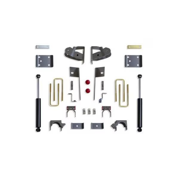 2019+ SILVERADO / SIERRA REAR FLIP KIT 3-4" W/ HANGERS, SHACKLES, (2) MAX TRAC SHOCKS, Maxtrac Suspension, Mfr#: 201940