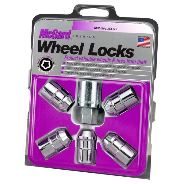 WHEEL LOCK SET 1/2 NUT CONE 5 LOCK, Mcgard, Mfr#: 24538