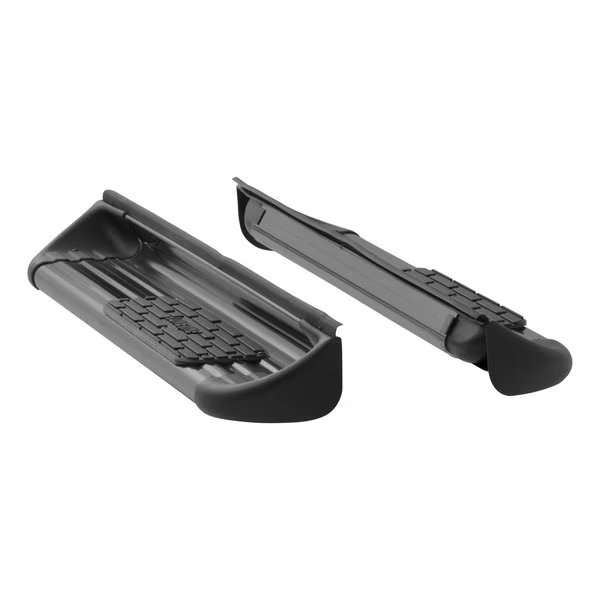 SIDE ENTRY STEPS-BLACK RUNNING BOARDS BLACK TEXTURED POWDER COAT(BRKTS, Luverne, Mfr#: 281521