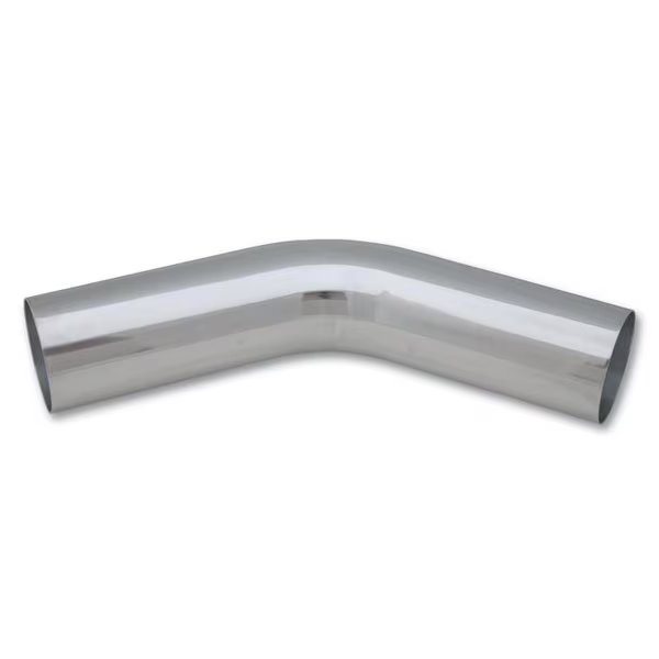 4IN O.D. ALUMINUM 45 DEGREE BEND - POLISHED, Vibrant Performance, Mfr#: 2875