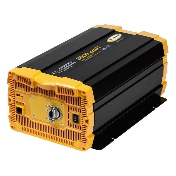 Power Inverter, Pure Sine Wave, 6,000 W Peak, 3,000 W Continuous, Go Power!, Mfr#: 78157