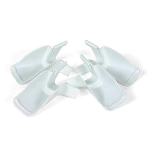 GUTTER EXTENSIONS, WHITE, SET OF 4 (2 LEFT/2 RIGHT), Camco, Mfr#: 42120