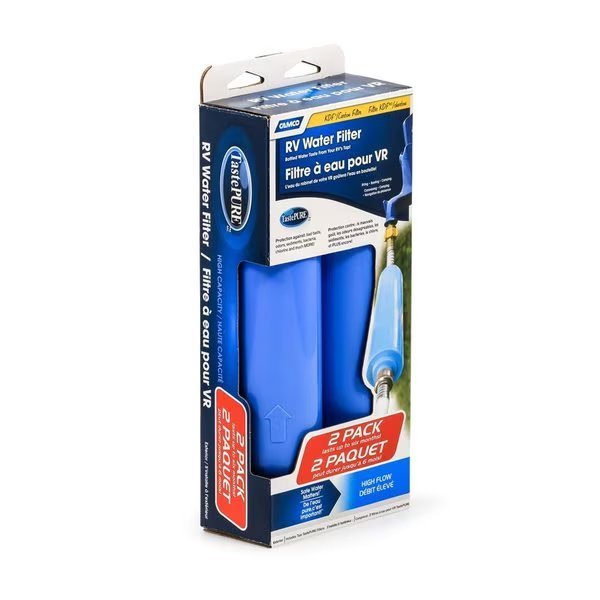 TASTEPURE WATER FILTER (KDF), PK 2, LLC, BILINGUAL, Camco, Mfr#: 40044