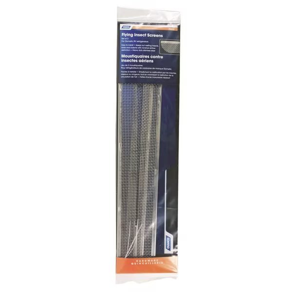 FLYING INSECT SCREEN-RS600, DOMETIC REFRIGERATOR, 3PK BAGGED, Camco, Mfr#: 42149