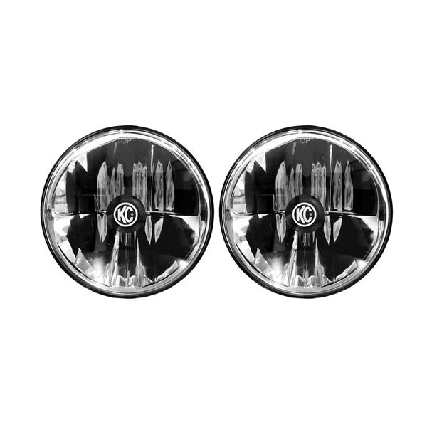 07-16 WRANGLER HEADLIGHT; GRAVITY LED 7IN DOT(PR)DRIVER/PASSENGER, Kc Hilites, Mfr#: 42351