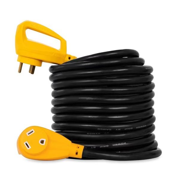 30M/30F AMP 25FT POWERGRIP EXTCORD 125V/3750W 10 GA, CCSAUS, Camco, Mfr#: 55191