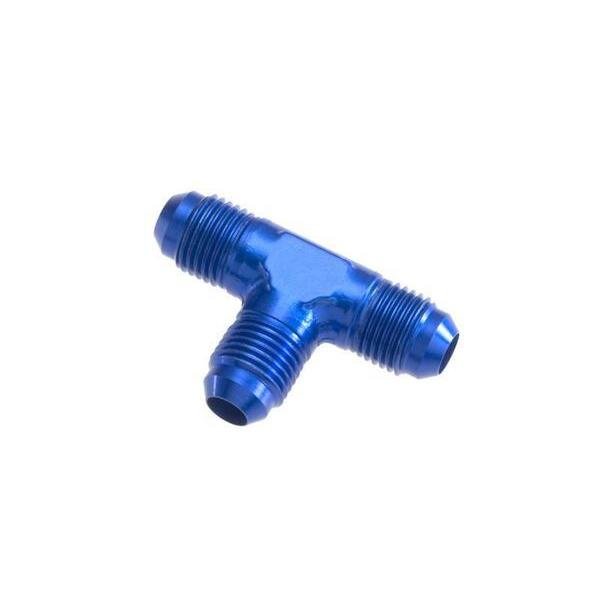 -10 MALE AN/JIC FLARE TEE - BLUE, Red Horse Performance, Mfr#: 824-10-1