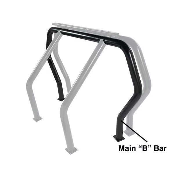 73-15 GM FULL SIZE PICKUP REAR MAIN "B" BAR-BLACK, Go Rhino, Mfr#: 90002B