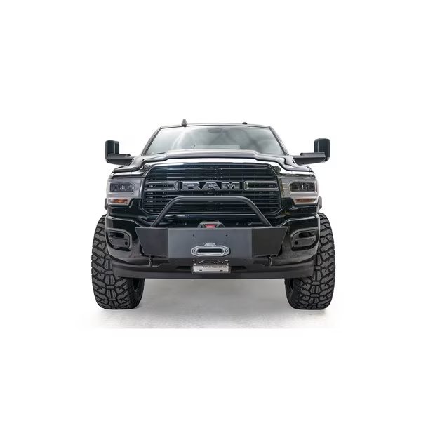 03-18 RAM 2500/3500(19 CLASSIC) WINCH MOUNT MATTE BLACK, Fab Fours, Mfr#: DR10-N2450-1