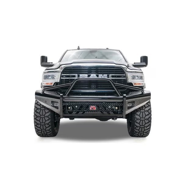 19-C RAM 2500/3500 NEW BODY STYLE BLACK STEEL FRONT BUMPER W/ FULL GUA, Fab Fours, Mfr#: DR19-S4460-1