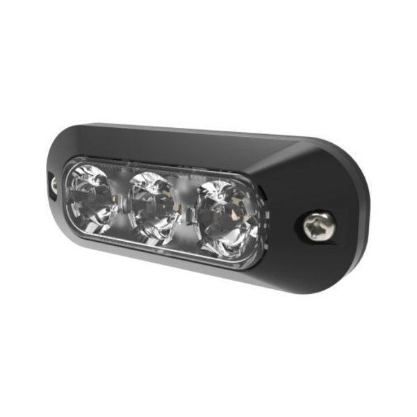DIRECTIONAL, 12 LED, SURFACE MOUNT, DUAL COLOR, 12-24VDC, AMBER/WHITE, Ecco Safety Group, Mfr#: ED3755AC